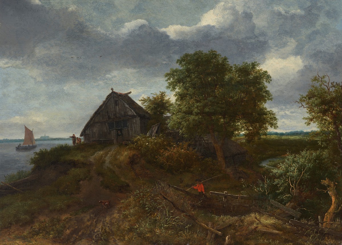 A dune landscape with a distant view of Haarlem 1652