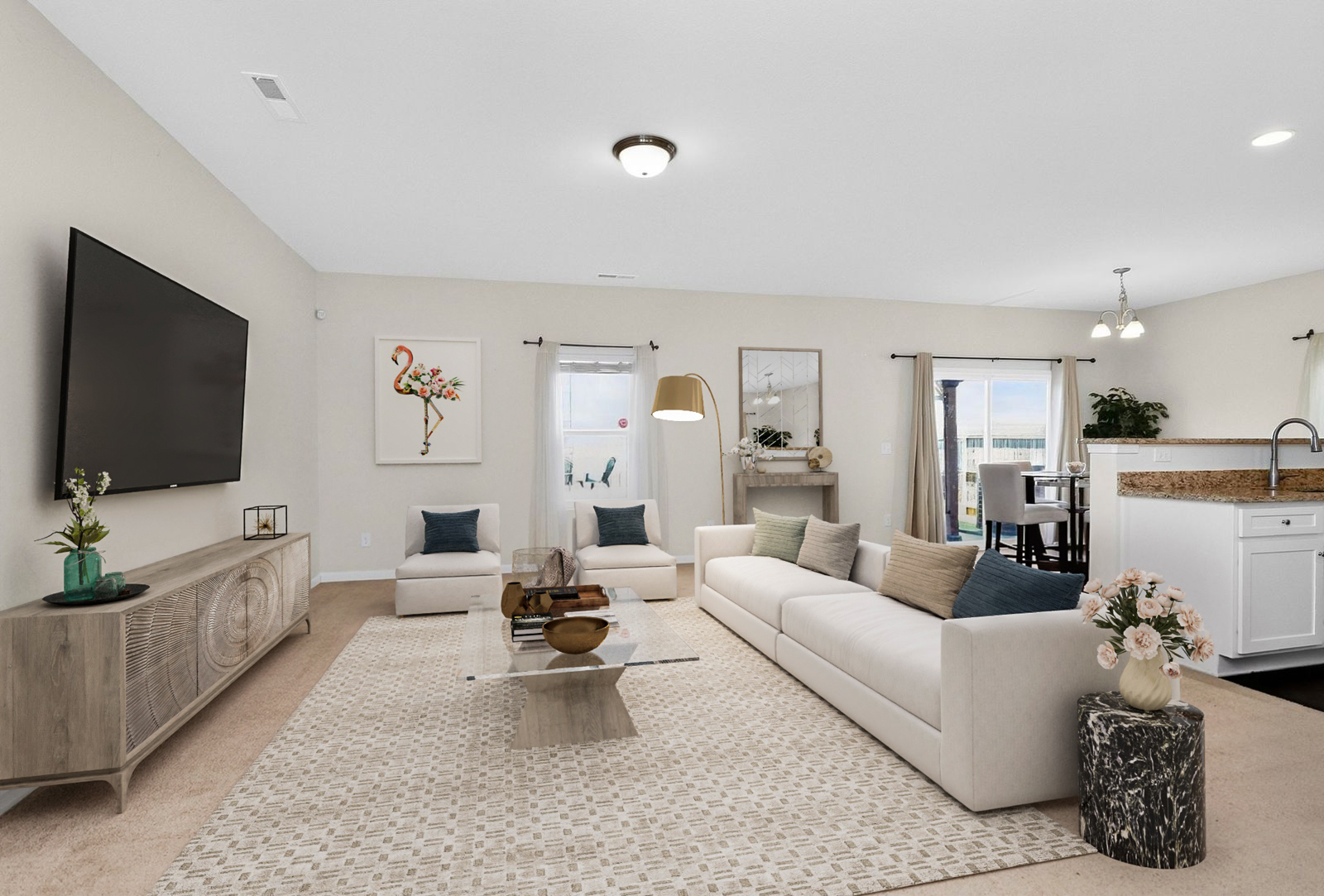 7803 Paper Birch Dr — Twilight Exterior