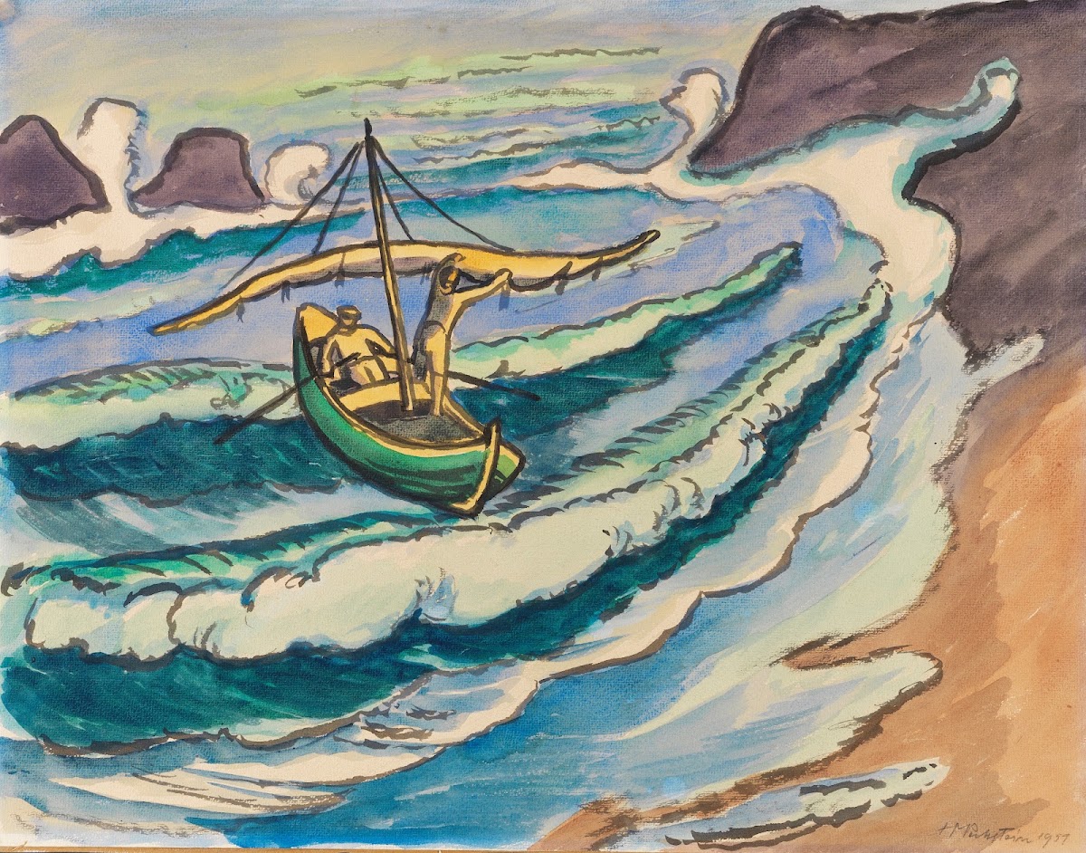 Fischerleben Monterosso 1951