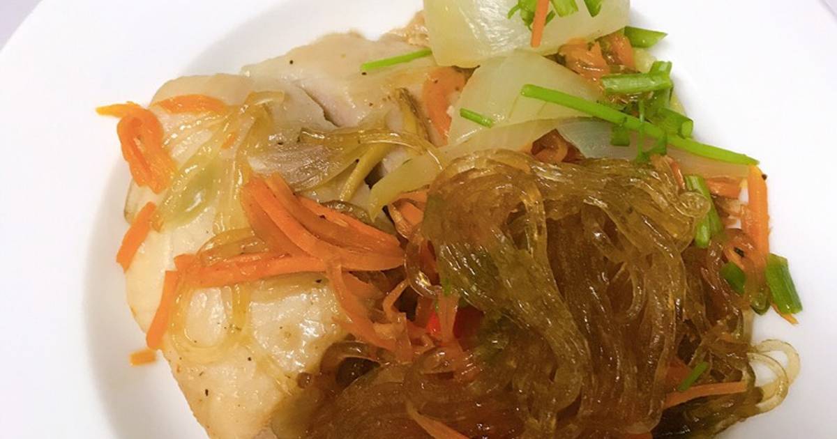 Cá Basa hấp miến, cà rốt