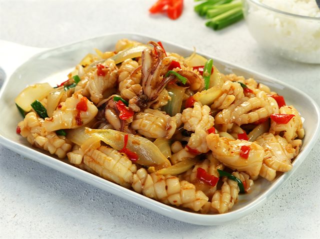 Mực Xào Sa Tế