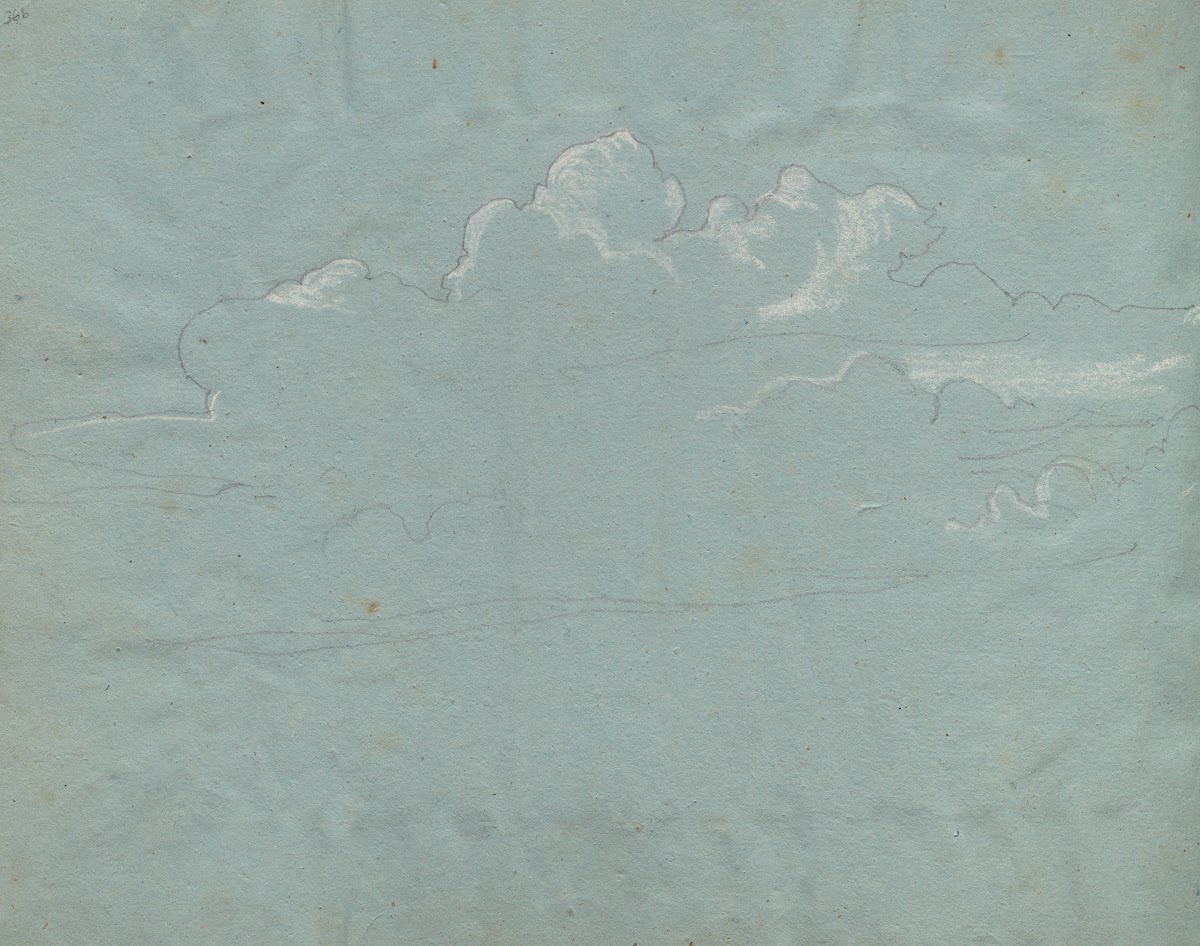 Album with Views of Rome and Surroundings Landscape Studies page 36b Cloud Study