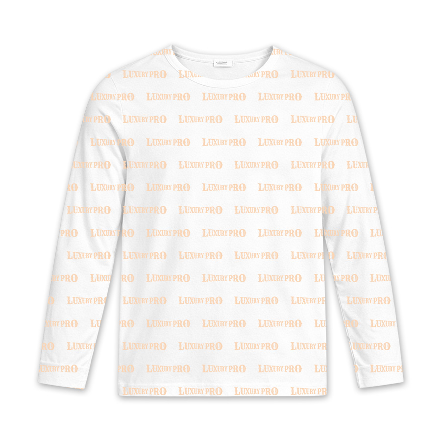 AOP Round neck long sleeved Tshirt