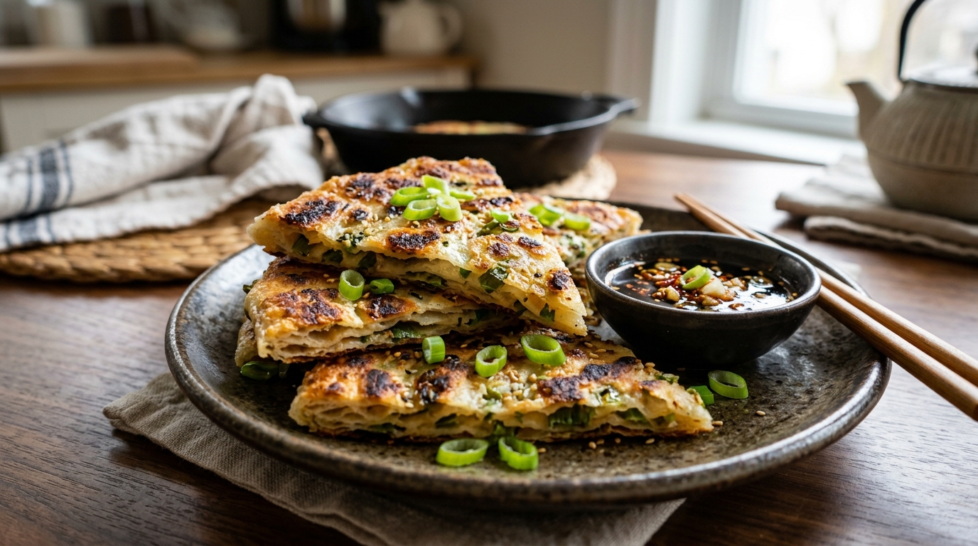 Scallion Pancakes – Crispy, Flaky, and Authentic Scallion Pancakes Recipe