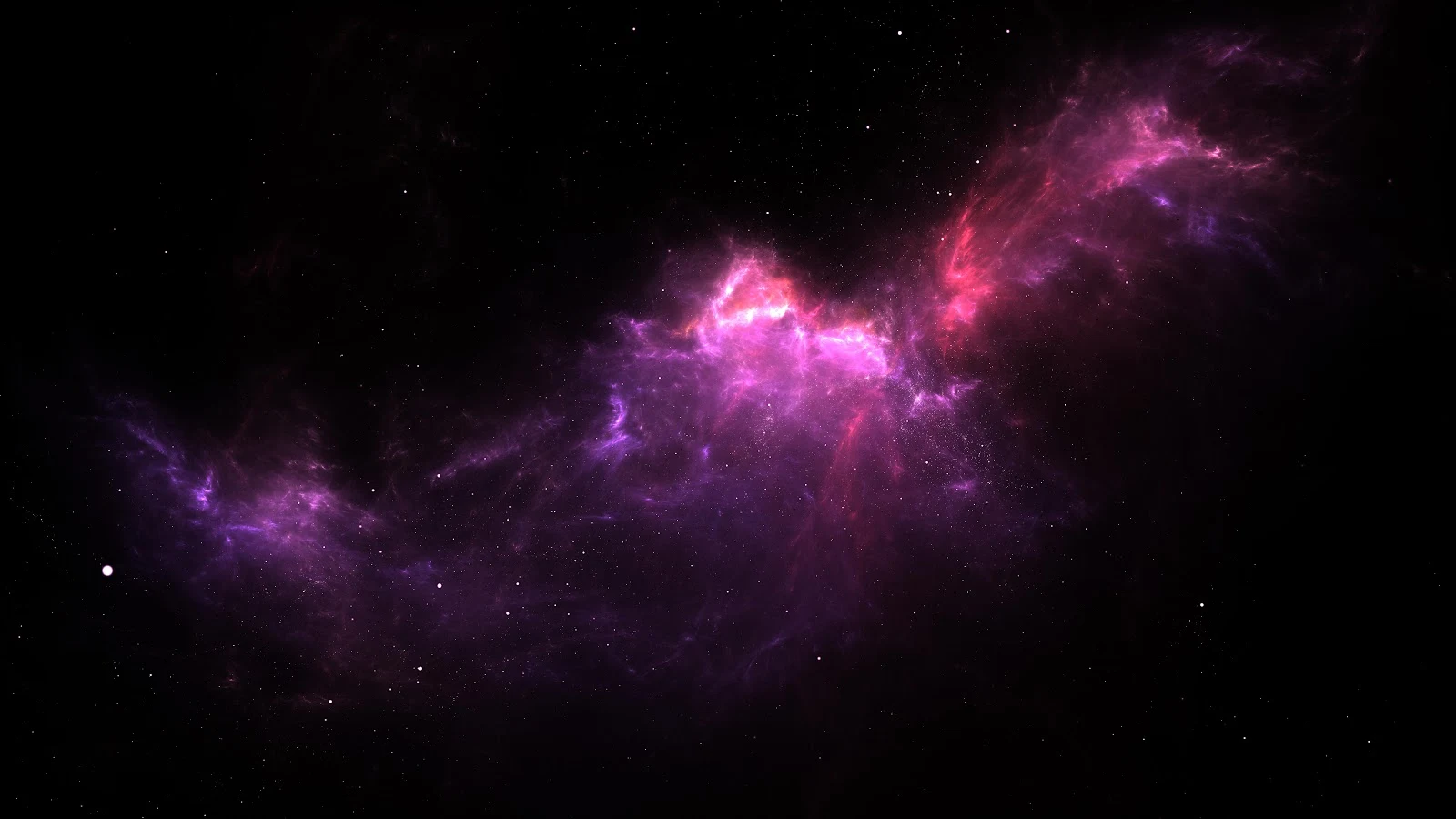 Galactic Nebula Gas Cloud - Cosmic Digital Art 8K Wallpaper (7680x4320)