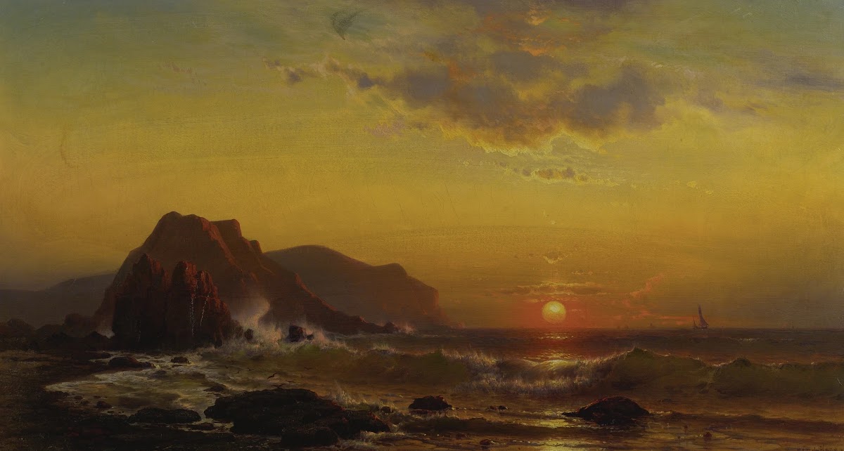 Sunset Over the Waves 1890