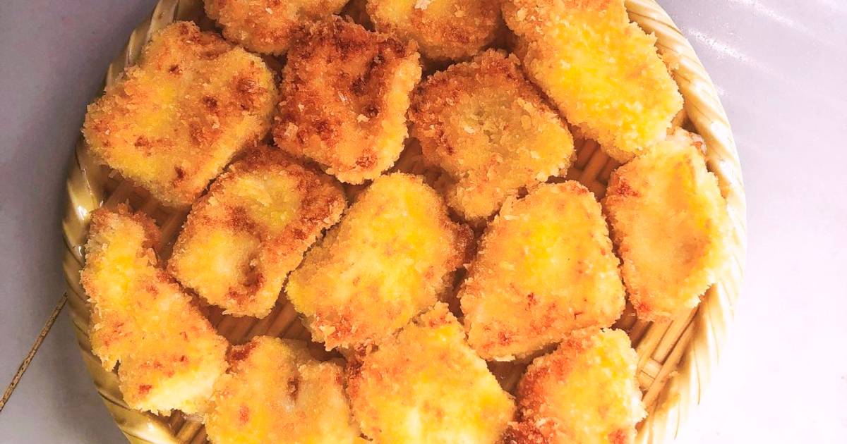 Bánh sữa tươi chiên giòn