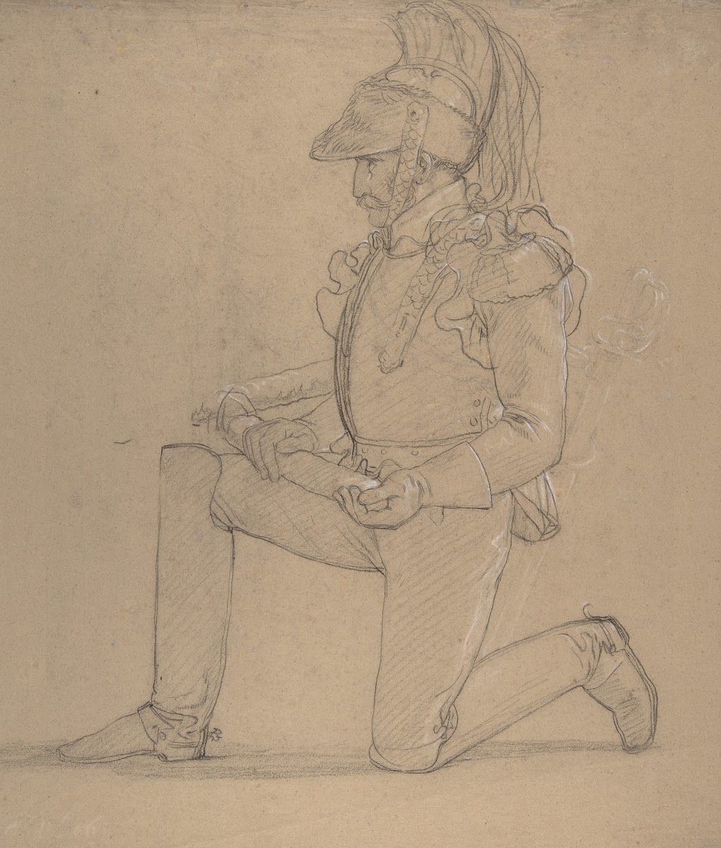 Kneeling Cuirassier Ca1810