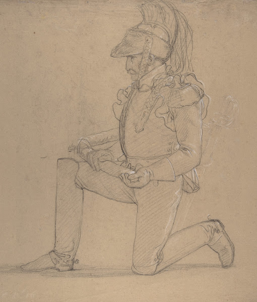 Kneeling Cuirassier Ca1810