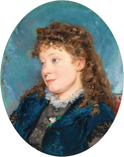 Portrait de jeune femme 1875