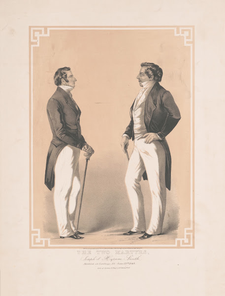 The two martyrs Joseph  Hyrum Smith 1847