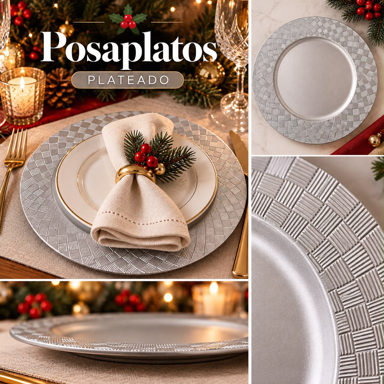 Posaplatos plateado