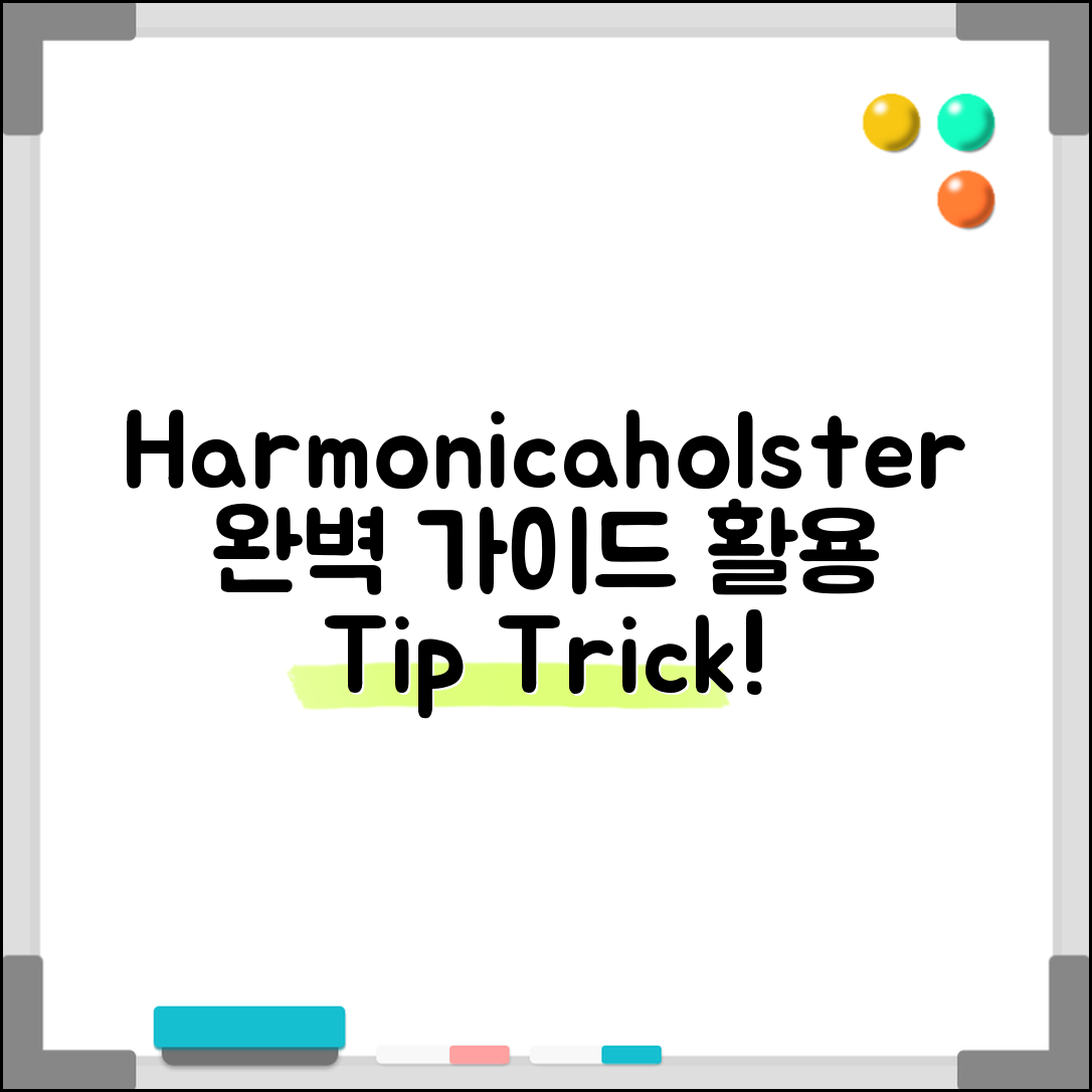 Harmonicaholster 활용 완벽 가이드