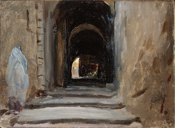 Via Dolorosa in Jerusalem From the journey to Palestine 1901