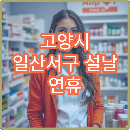 고양시 일산서구 설날 연휴 안과 진료 운영 병원 정보