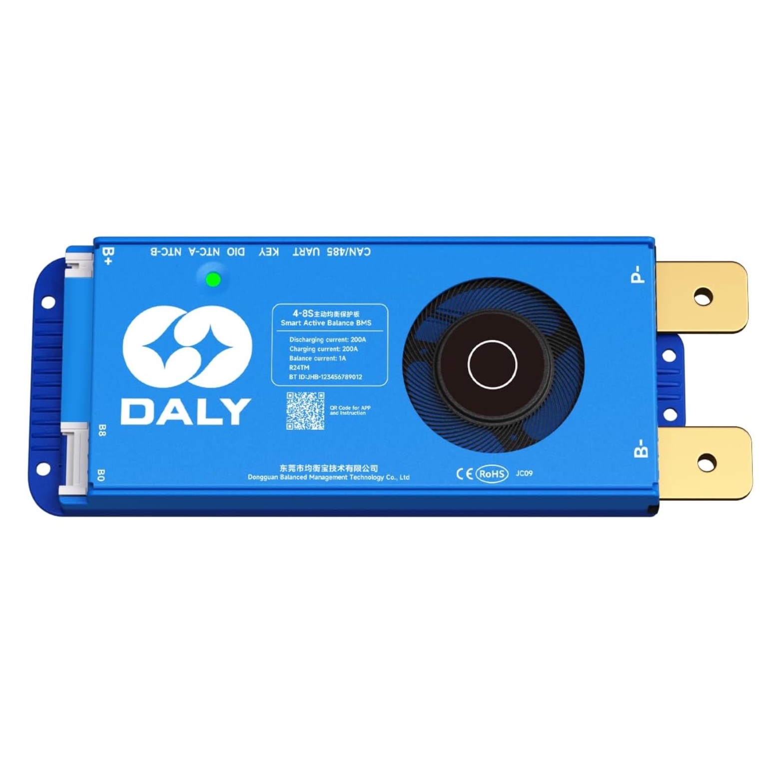 DALY(100BALANCE) SMART BMS 200A (4-8S) (1172f)