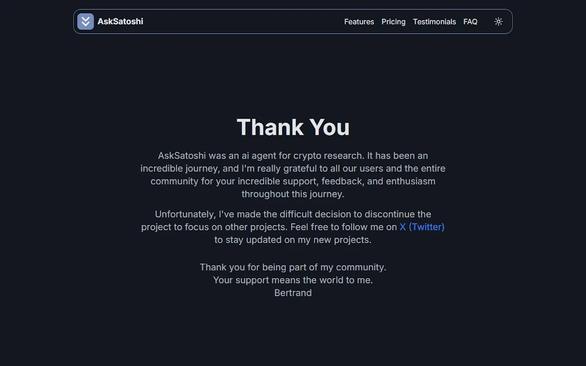 Captura de AskSatoshi