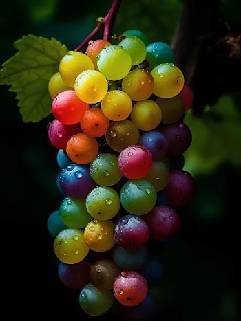 Rainbow Grapes Picture