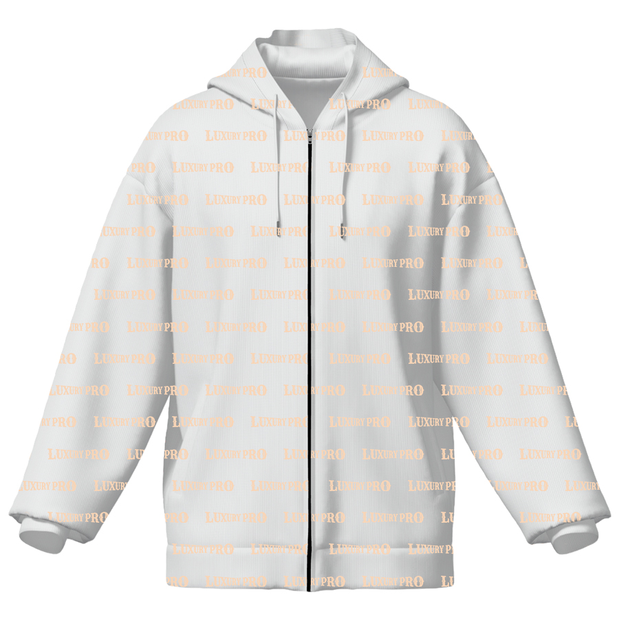 3D Zipper hoodie