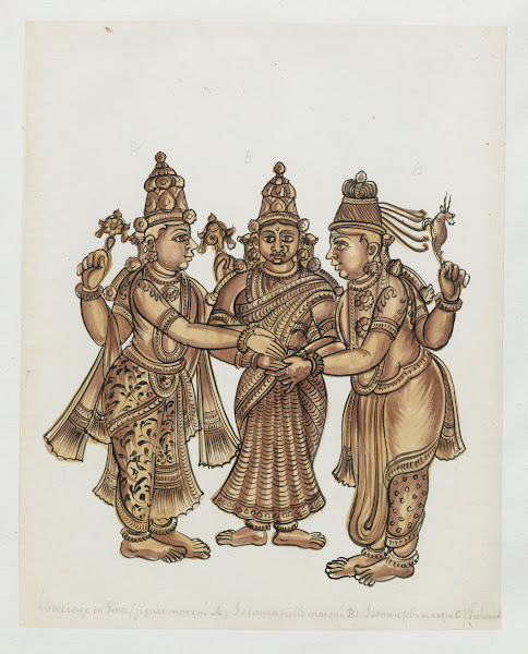 Paintings from the Chidambaram Shrine Pl033 1820 1830