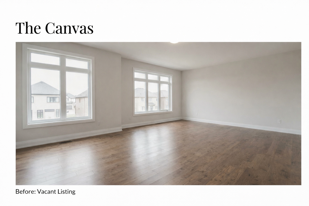 Before Staging — The Canvas