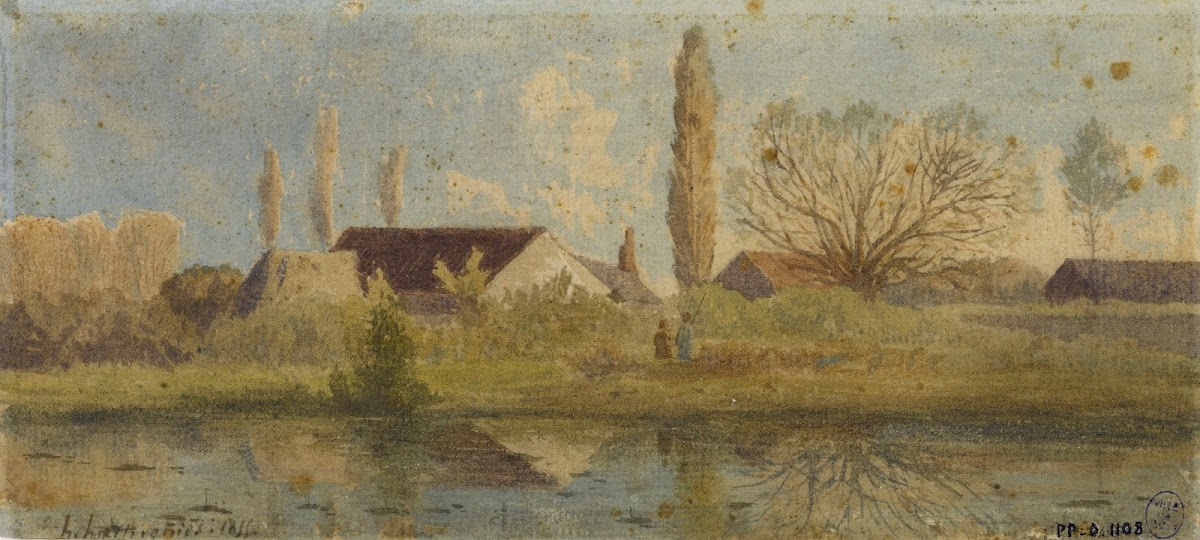 La mare près du village 1855
