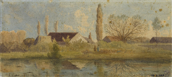 La mare près du village 1855