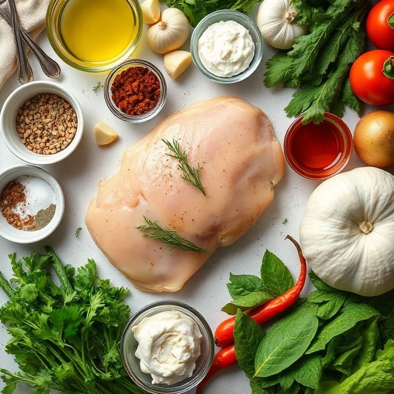 Ingredients for Chicken Vesuvio Recipe – Classic Italian American Garlic White Wine Chicken and Potatoes (Easy, One-Pan)
