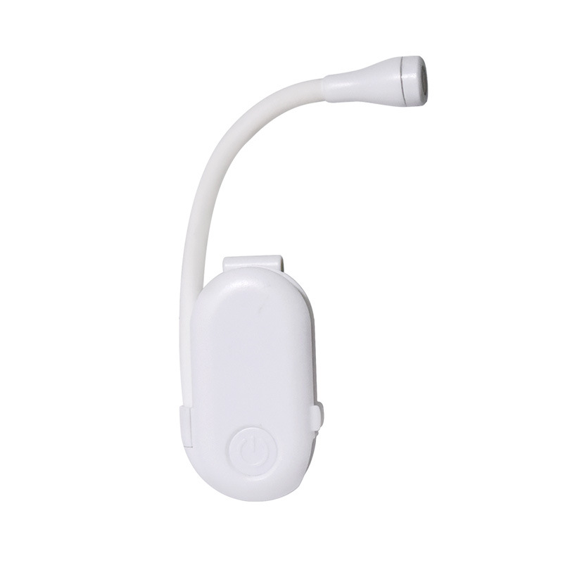Flexible LED clamp light with adjustable light