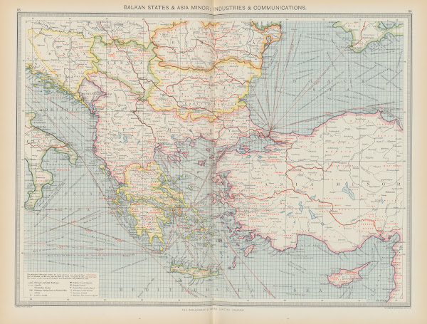 Balkan States and Asia MinorIndustries and Communications 1908