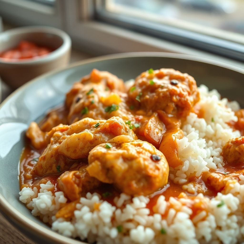 Authentic Cajun Chicken Étouffée with White Rice – Easy Homemade Comfort