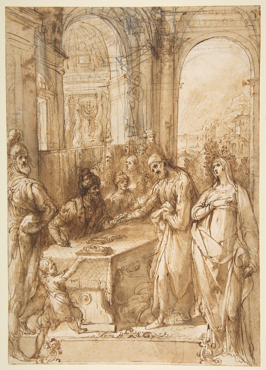 Esther and Mordecai before King Ahasuerus Esther 81  12 15361615