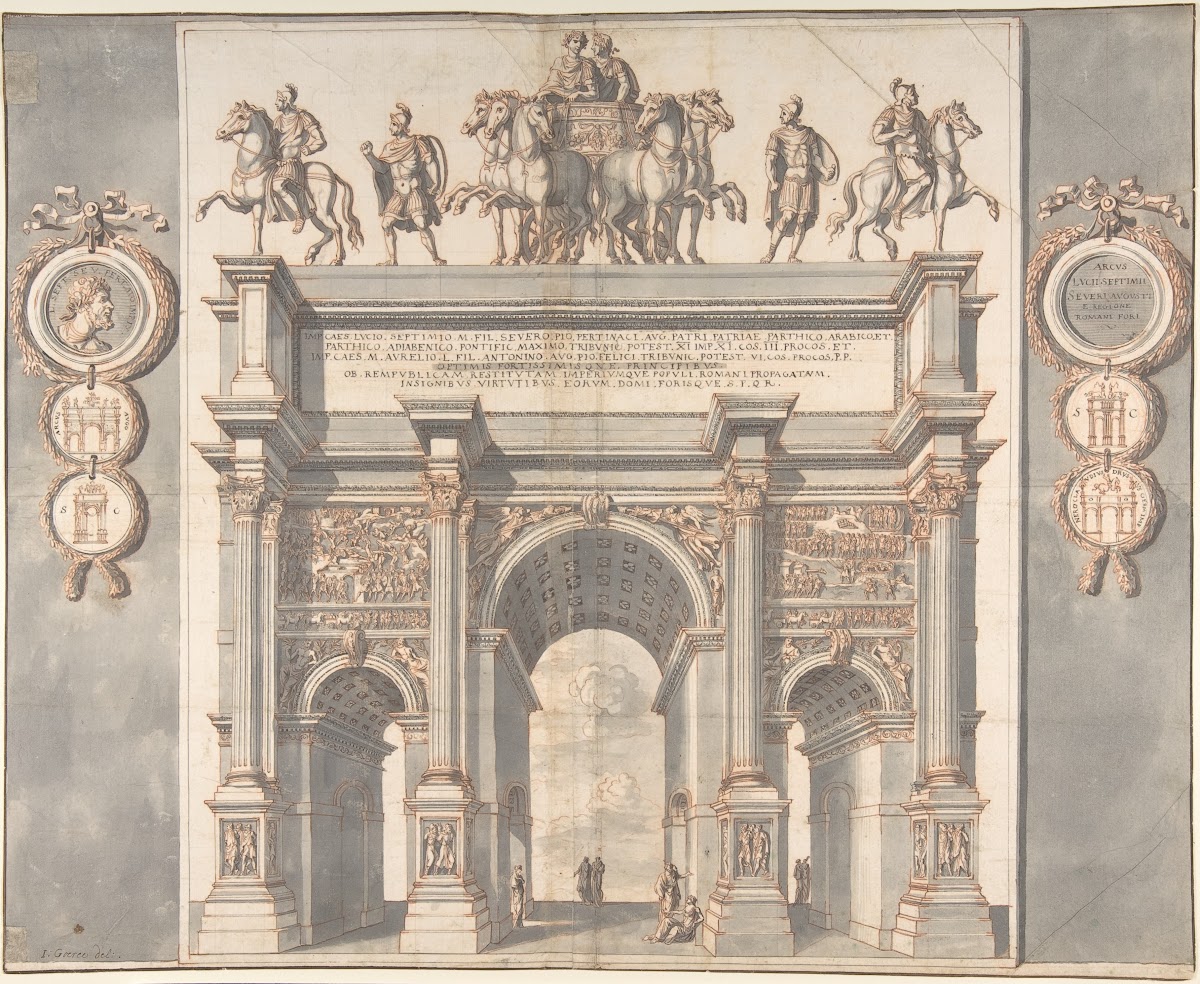 A Reconstruction of the Arch of Septimius Severus before 1704