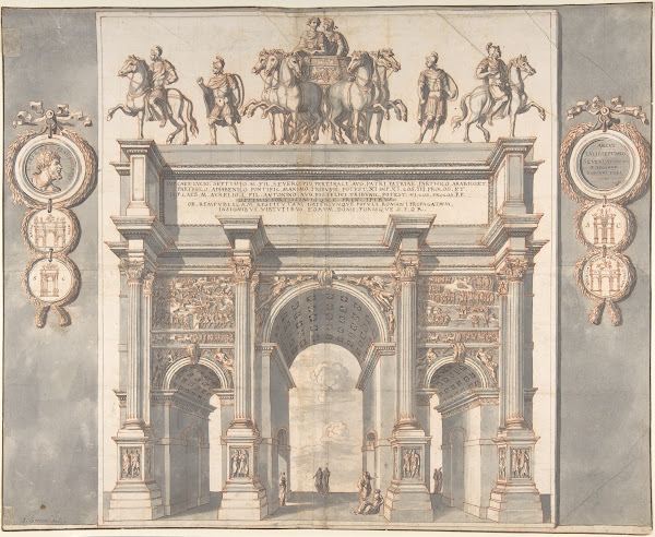 A Reconstruction of the Arch of Septimius Severus before 1704