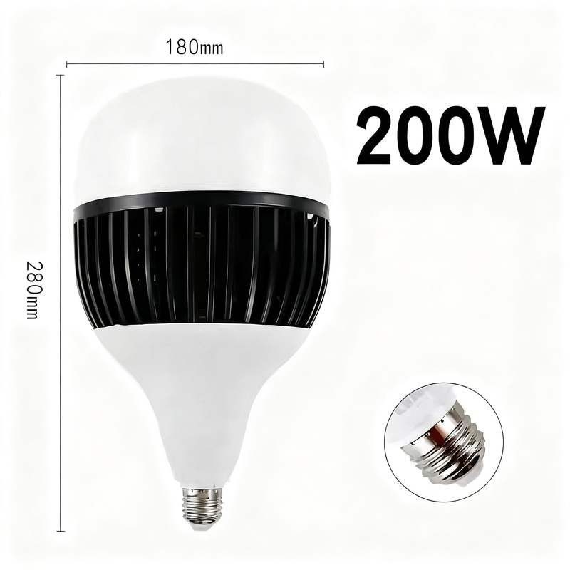 LED Globe Light E27, 50–200 W