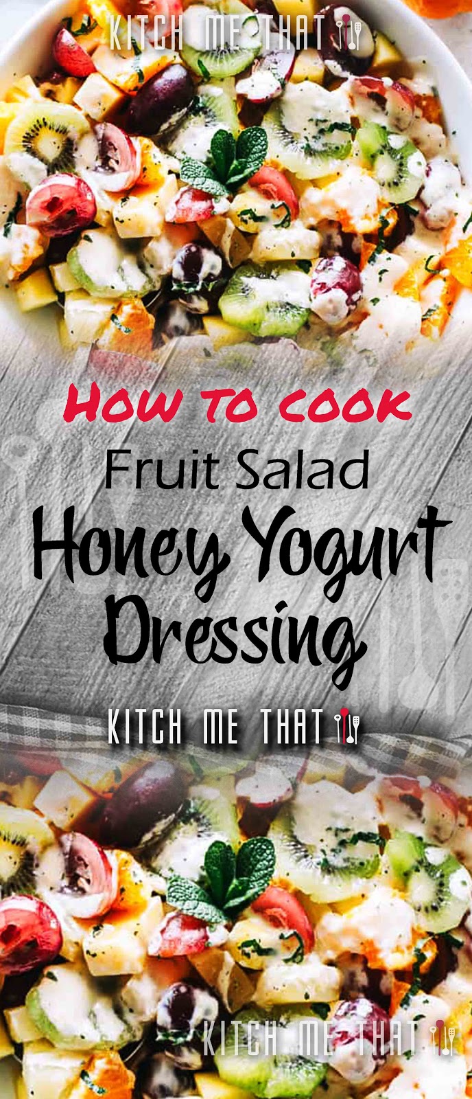 Fruit Salad with Honey Yogurt Dressing