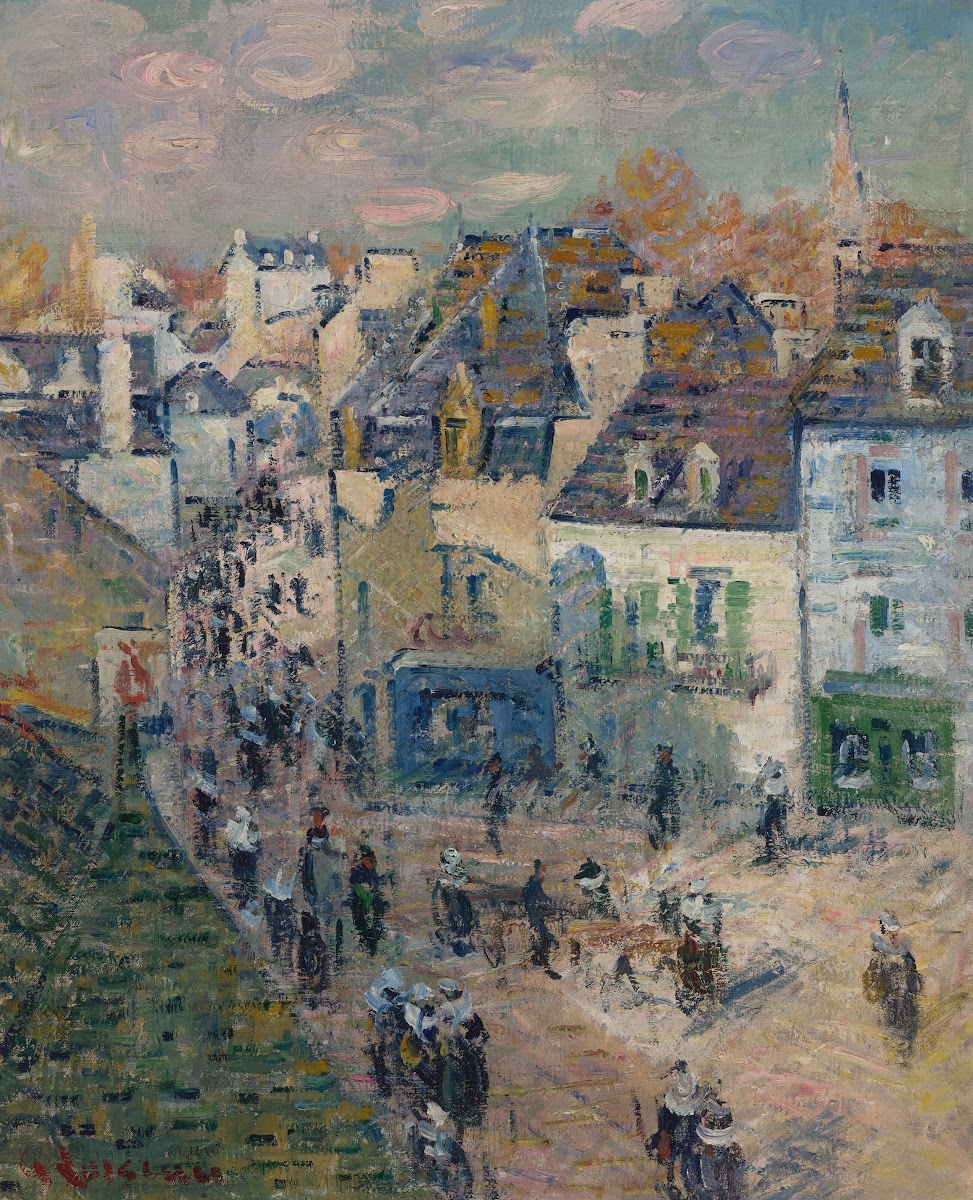 Jour de foire à Pont Aven 1922