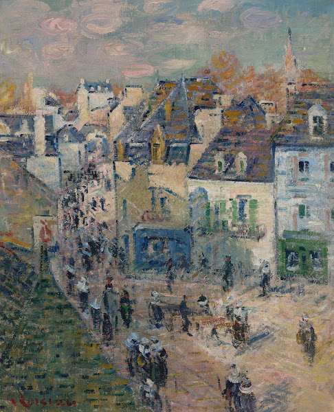 Jour de foire à Pont Aven 1922
