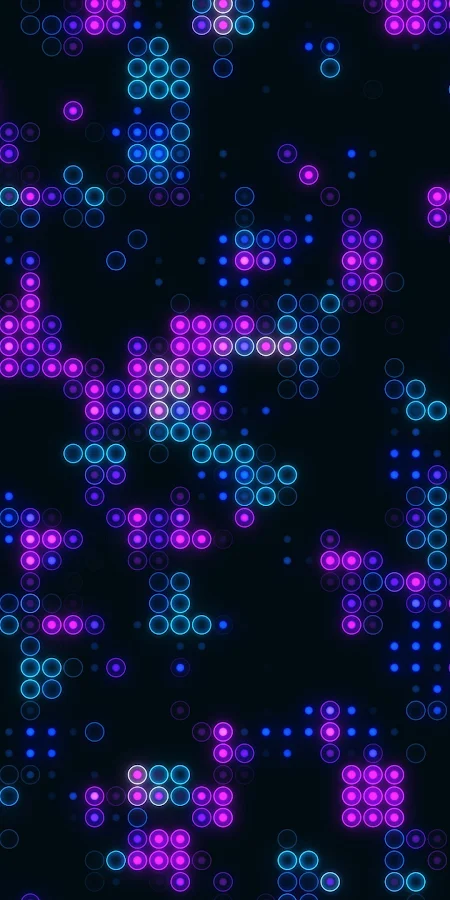 Abstract, Minimalism, Neon, Dark Background, Circle 4K Phone Wallpaper
