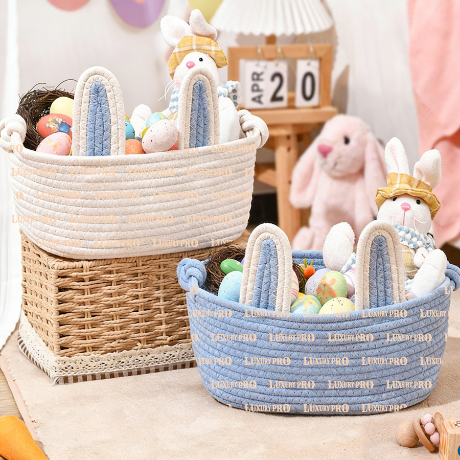 Flat rabbit-shaped storage basket - GS-393