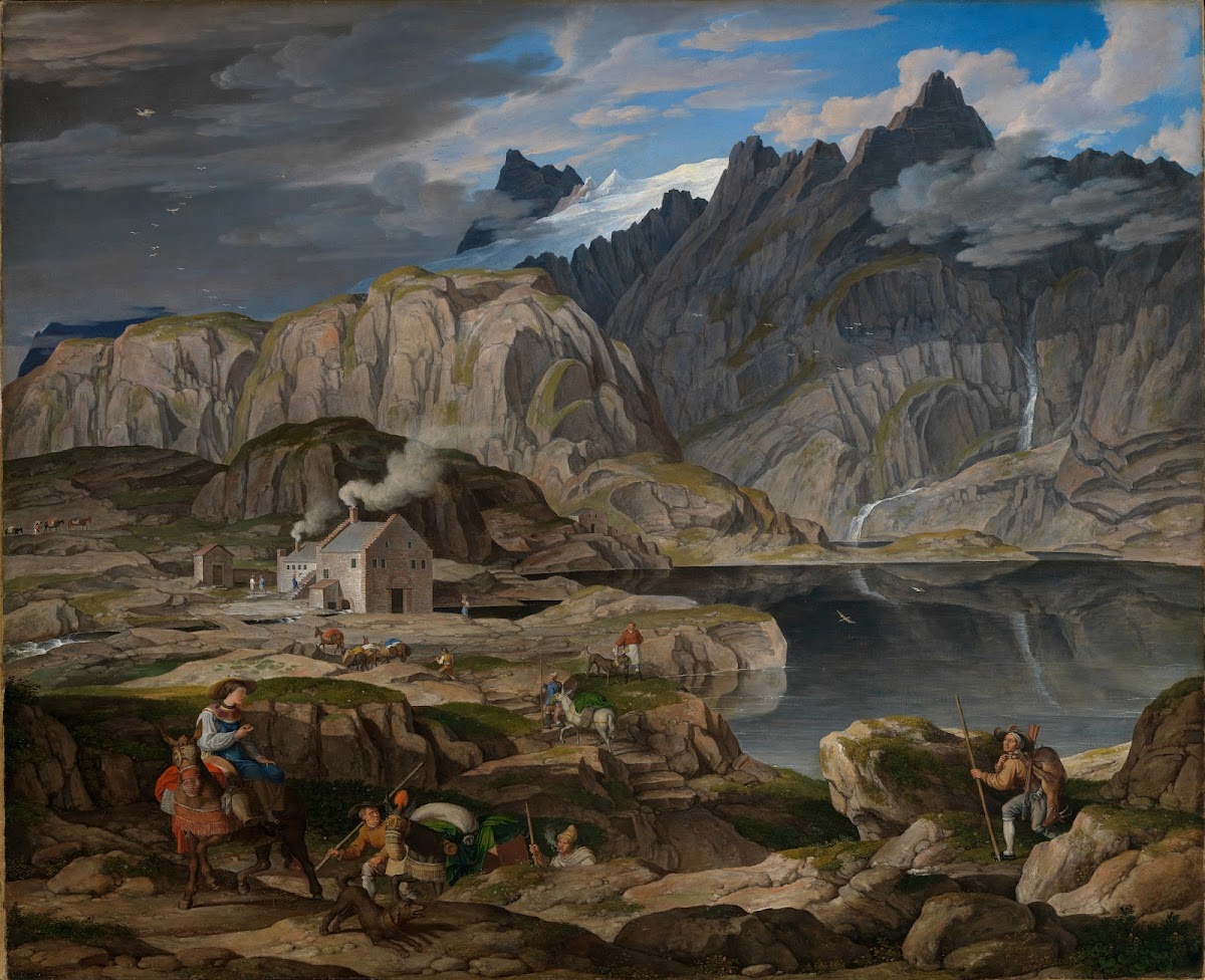Das Hospiz auf dem Grimselpass 1813