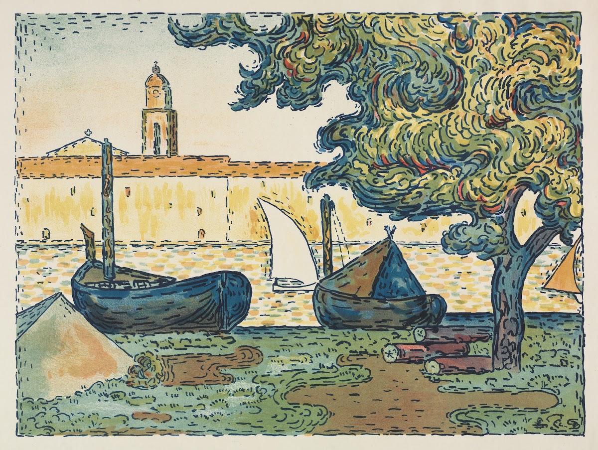 St Tropez The Port of St Tropez 1894
