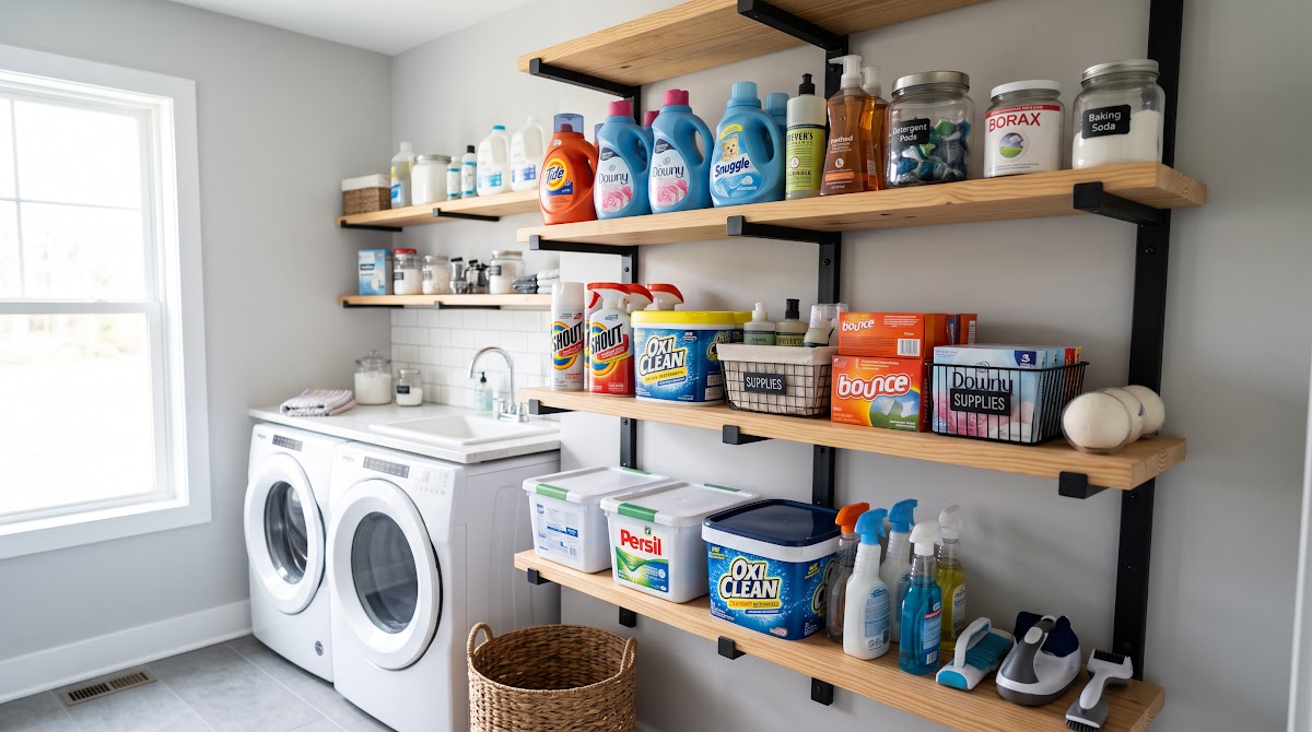 Best Laundry Room Shelves for Detergents and Supplies (2026) - BEST OVERALL — IN CONTEXT