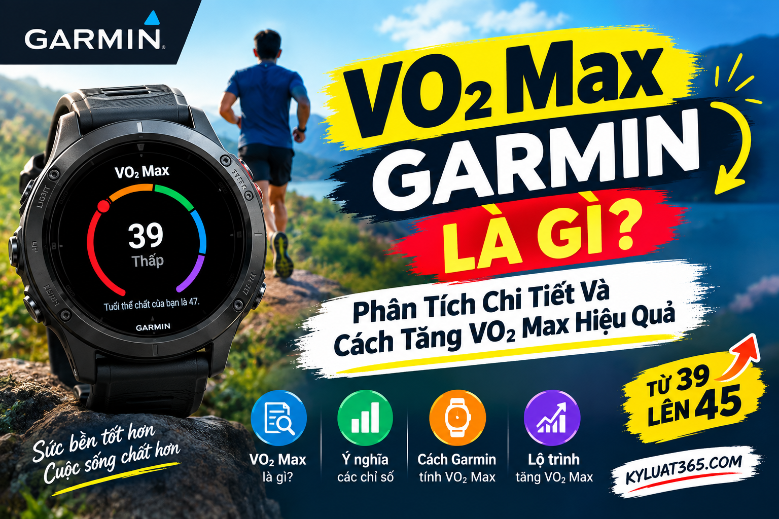 VO₂ Max Garmin Là Gì? Phân Tích Chi Tiết Và Cách Tăng VO₂ Max Hiệu Quả