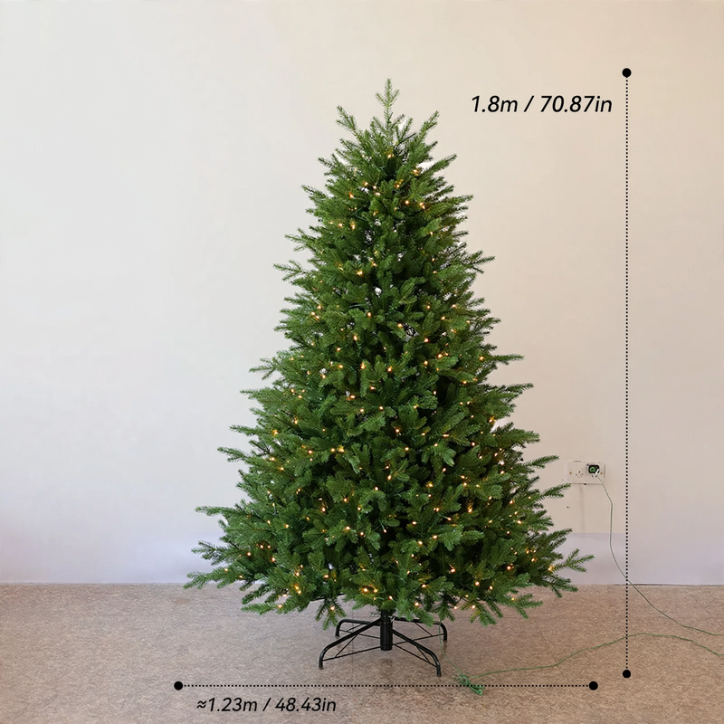 Künstlicher Weihnachtsbaum aus PE, automatisch entfaltend
