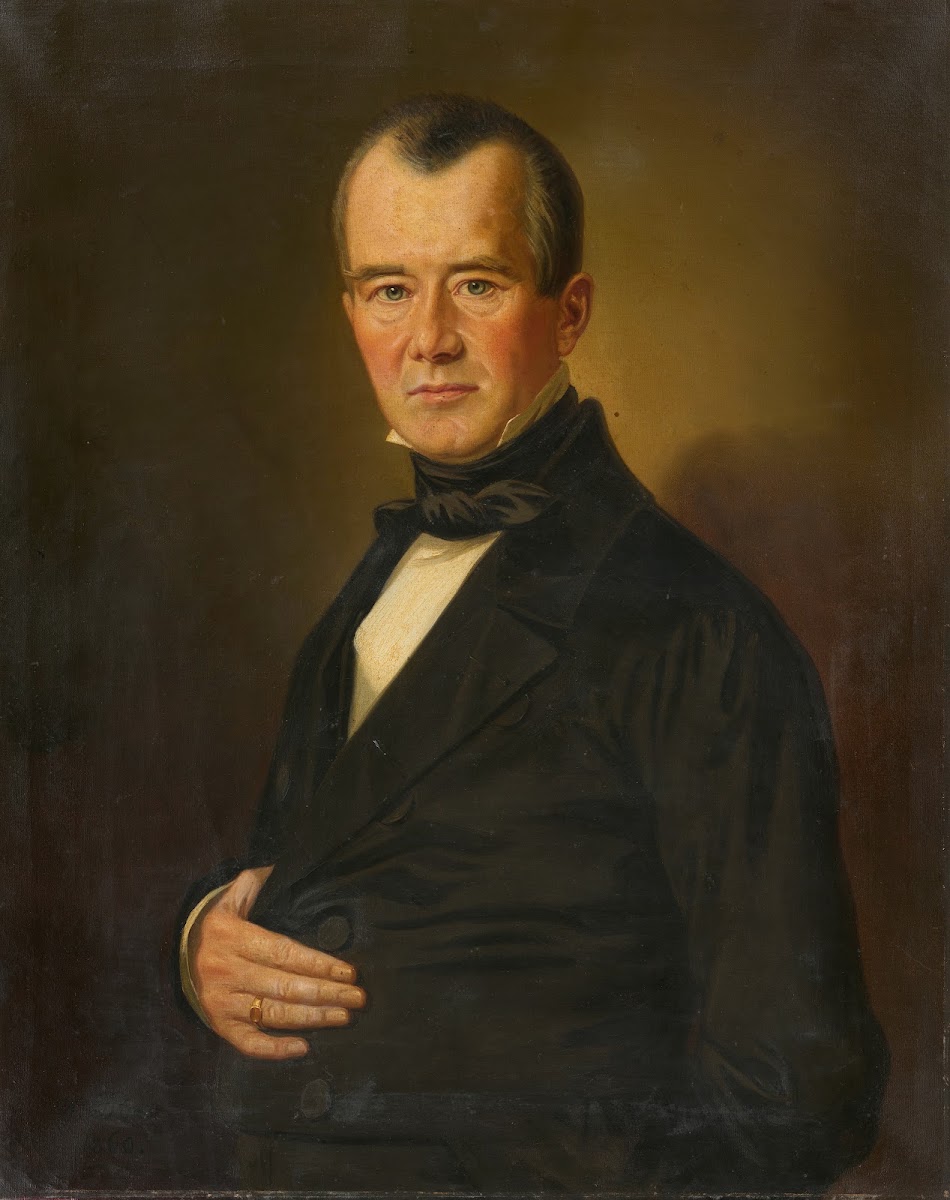 Herrenbildnis Friedrich Mammel 1860