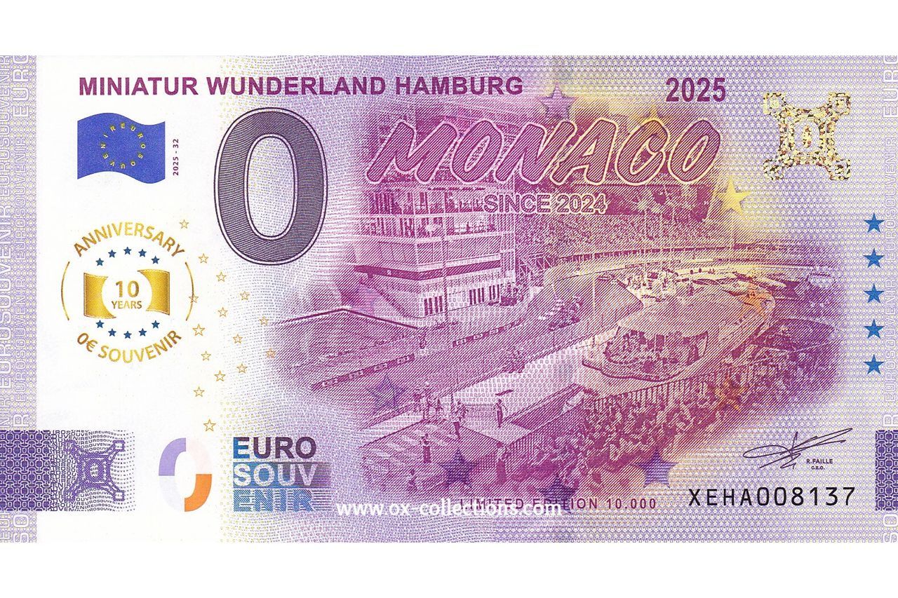 Billet 0€ MINIATUR WUNDERLAND HAMBURG 2025 MONACO SINCE 2024