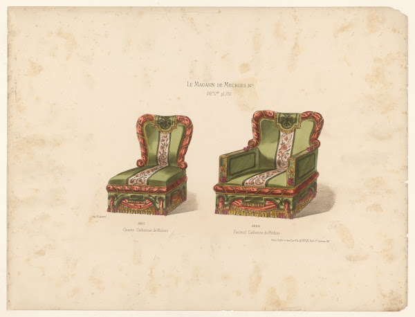 Chaise Catherine de Médicis  Fauteuil Catherine de Médicis 1832   1904
