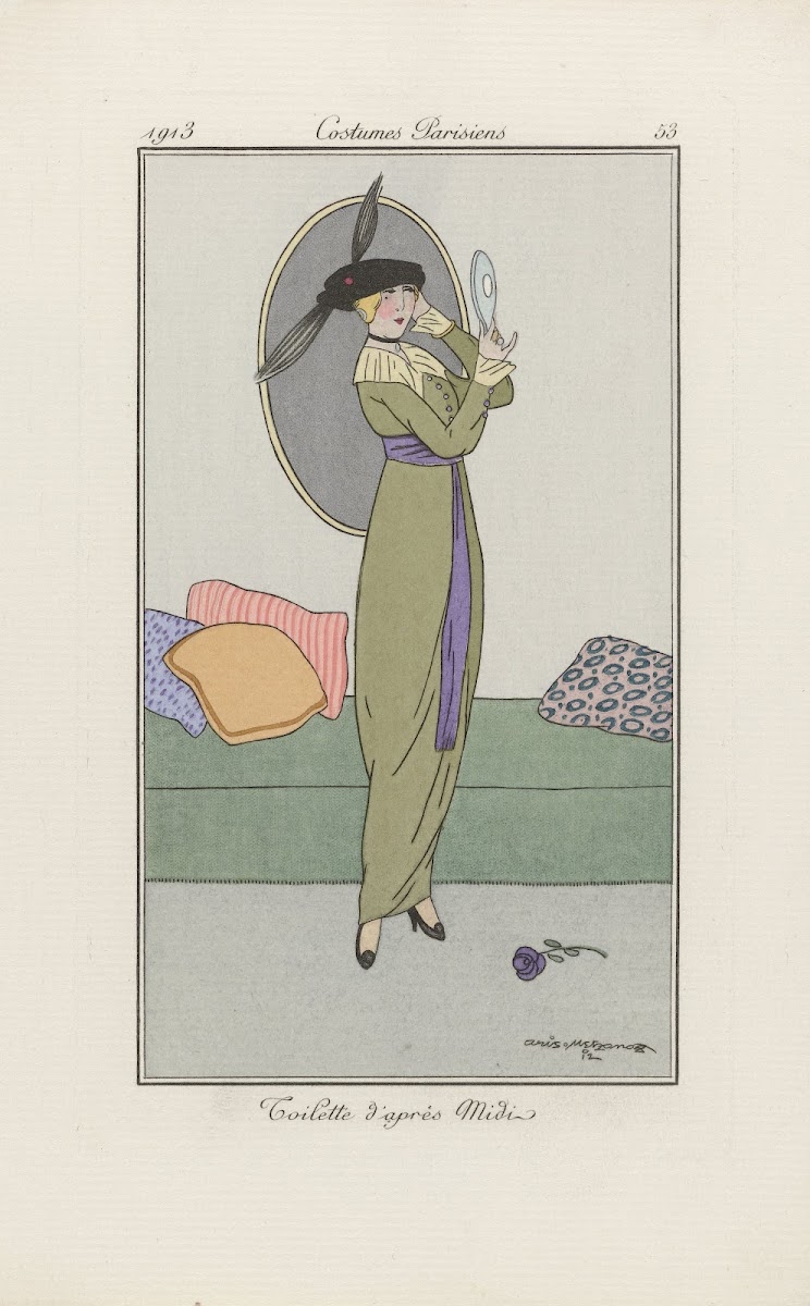 Toilette daprés Midi 1913