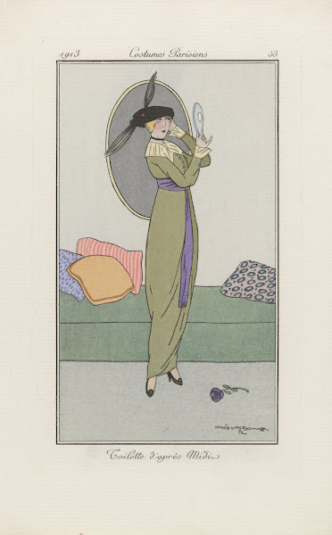 Toilette daprés Midi 1913